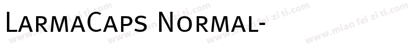 LarmaCaps Normal字体转换